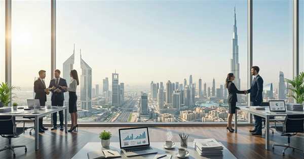 Corporate Dubai Skyline